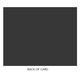 Embossed Black California Classic Frame Monogram Note Cards Image 2 of 2